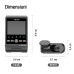 VIOFO A229 Plus Duo GPS Cameră auto DVR duală Quad HD 2K HDR Wi-Fi cu senzori de imagine Sony